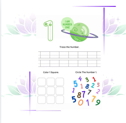 Preschool 100 pages of beginning math