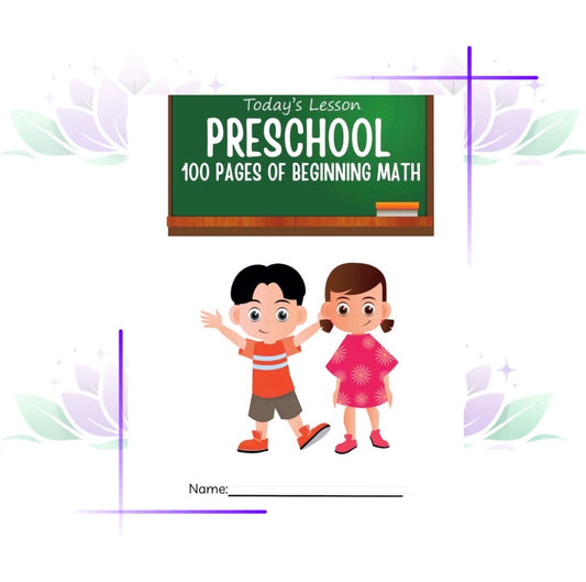 Preschool 100 pages of beginning math